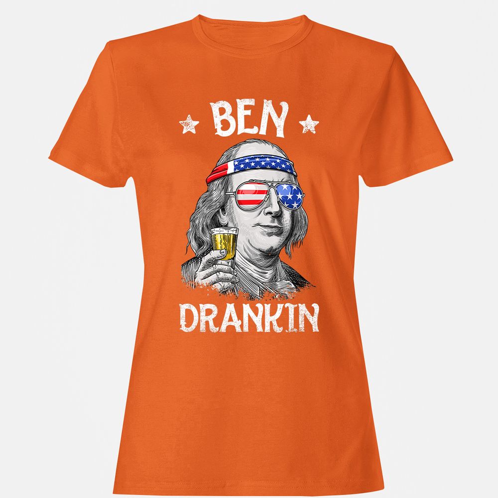 Women's T-Shirt - 6CH132KC - Orange - 11