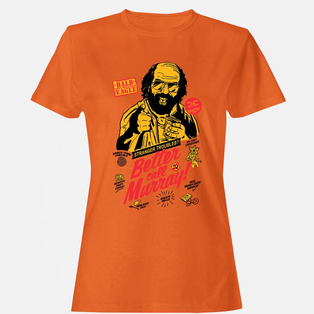 Women's T-Shirt - RU99P7PJ - Orange - 11