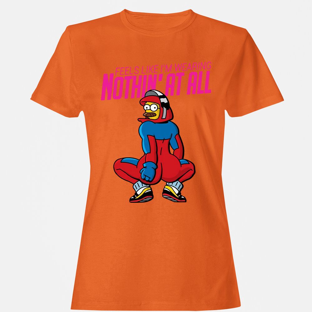 Women's T-Shirt - J917FZ2N - Orange - 11
