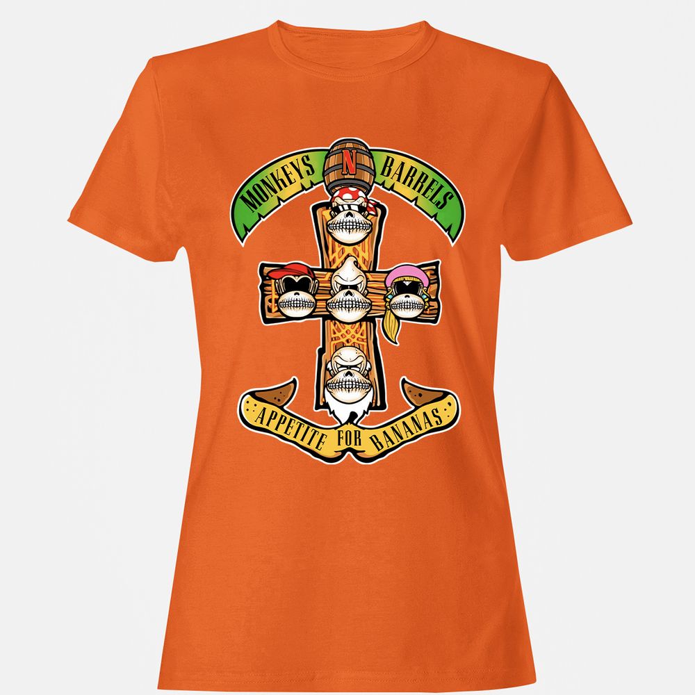 Women's T-Shirt - XZMLWN6G - Orange - 11