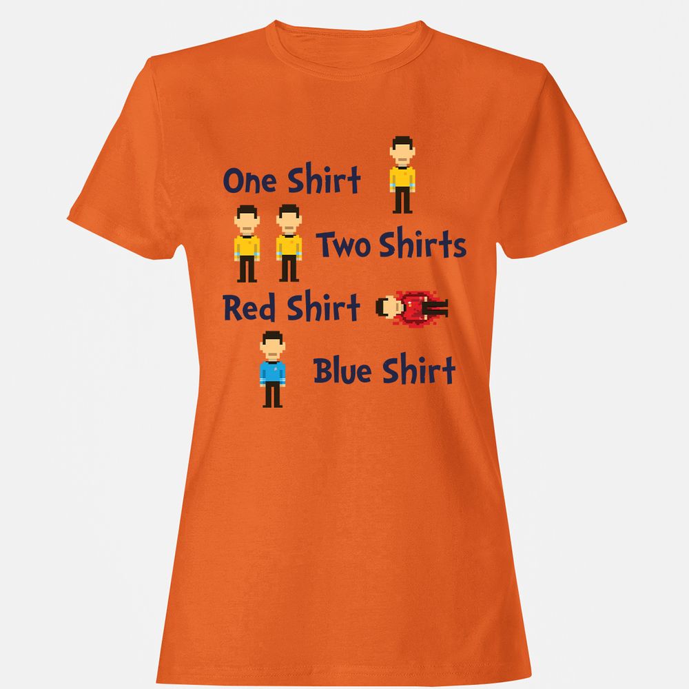 Red Shirt, Blue Shirt - Orange - 11
