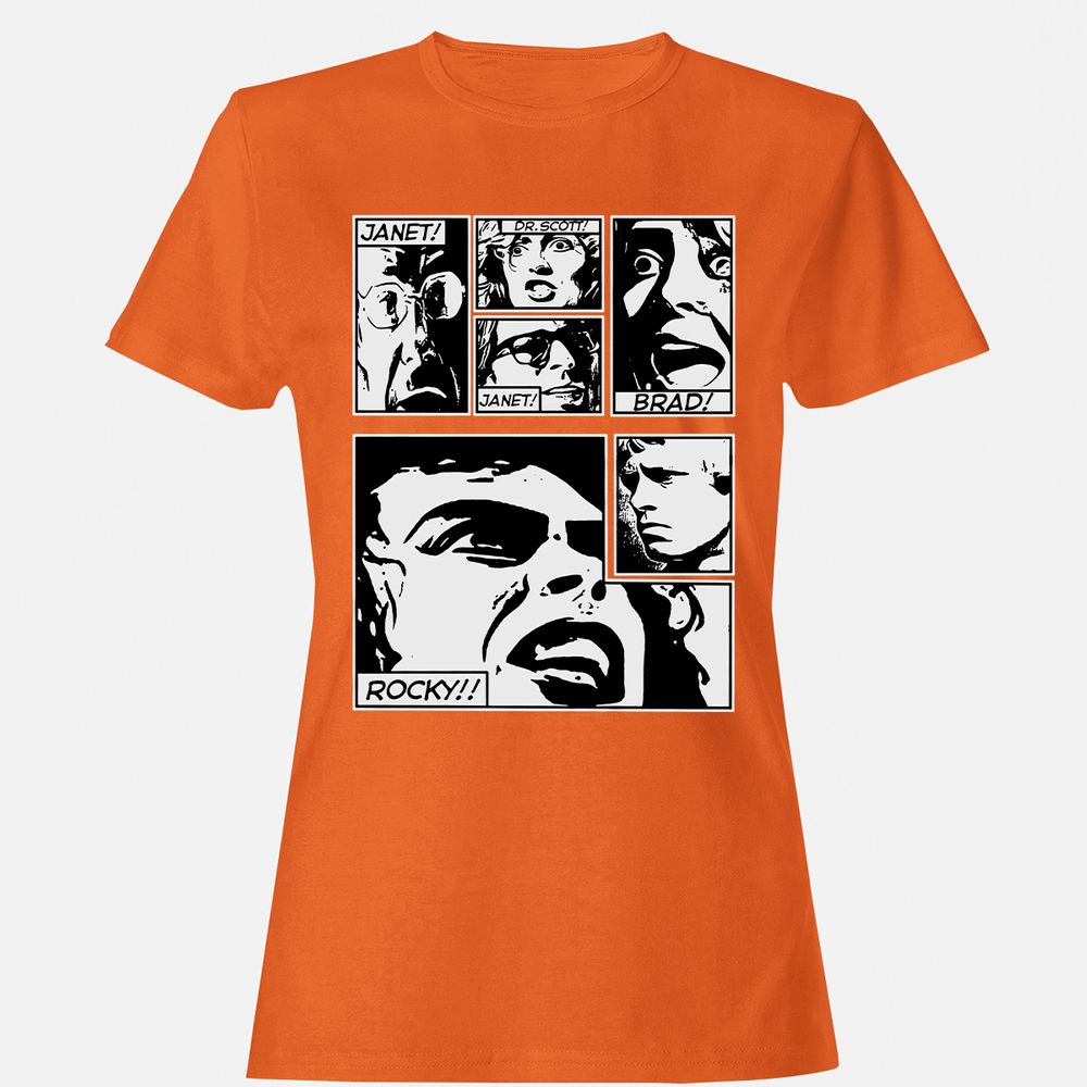 Women's T-Shirt - TNDLP6YG - Orange - 11