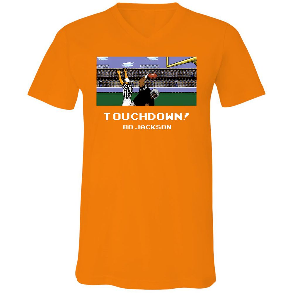 Unisex V-Neck T-Shirt - K492EKGL - Orange - 11
