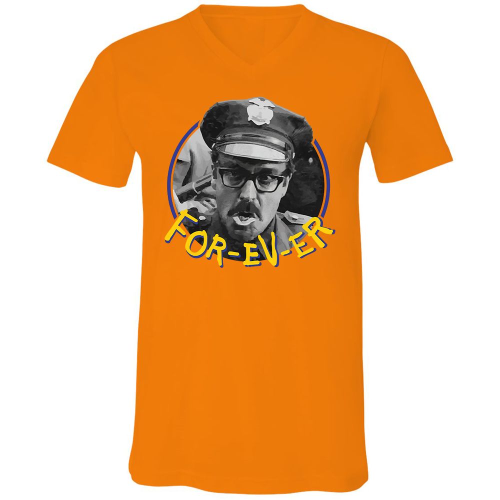 Unisex V-Neck T-Shirt - MD6PWGUB - Orange - 11
