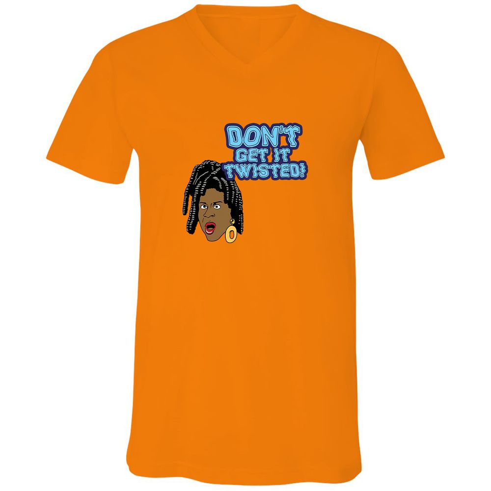 Unisex V-Neck T-Shirt - VMEH94UD - Orange - 11