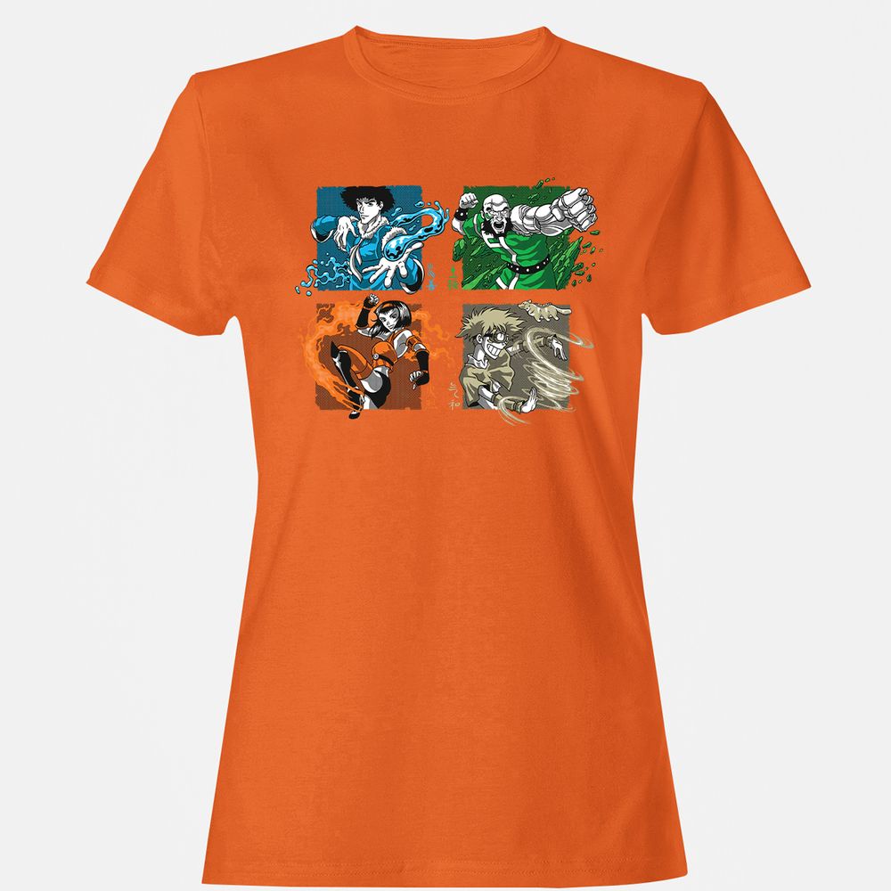 Women's T-Shirt - ZCFBQXRC - Orange - 11