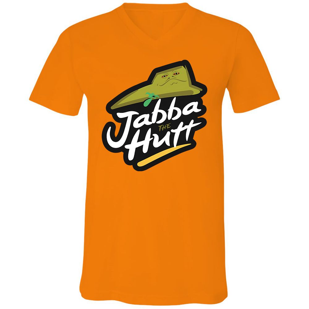 Unisex V-Neck T-Shirt - D4MF764W - Orange - 11