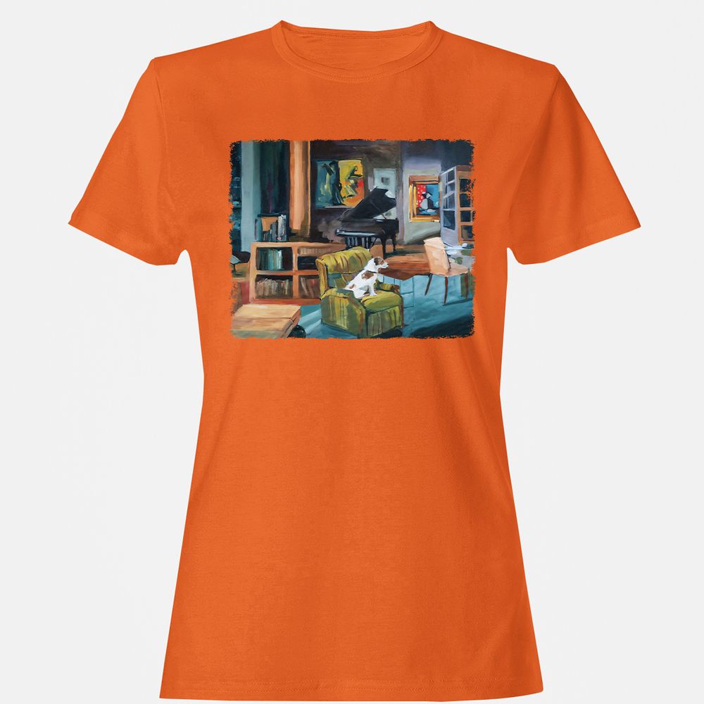 Women's T-Shirt - CZ36MY9Y - Orange - 11