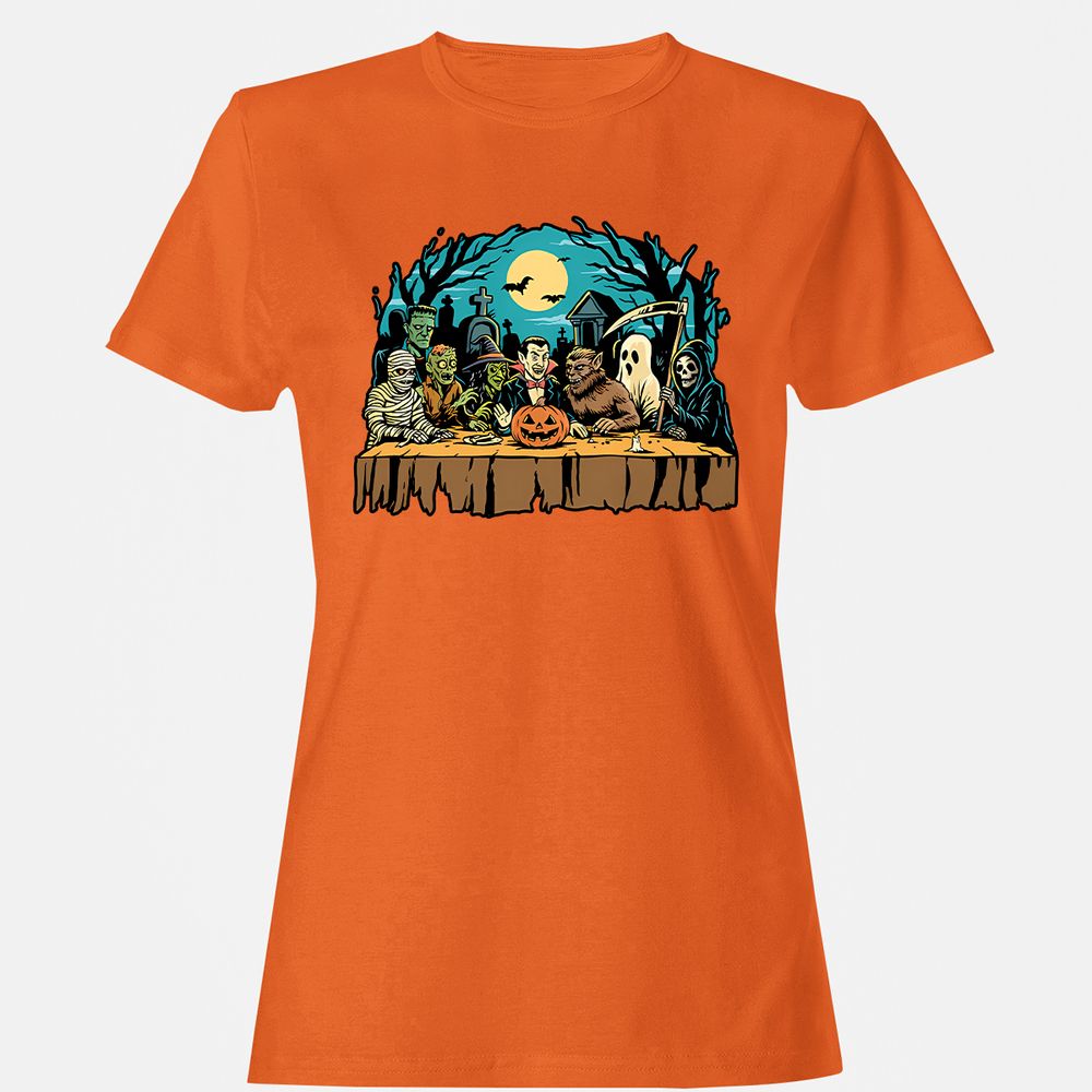 Women's T-Shirt - QVVYB6NU - Orange - 11