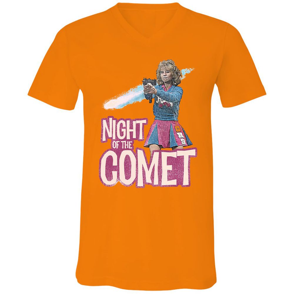 Unisex V-Neck T-Shirt - SM9626SQ - Orange - 11