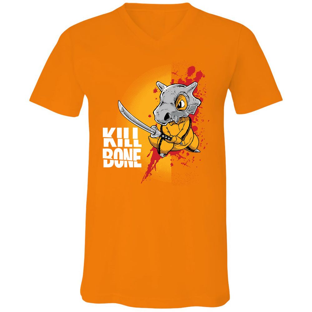 Unisex V-Neck T-Shirt - E8T362YL - Orange - 11