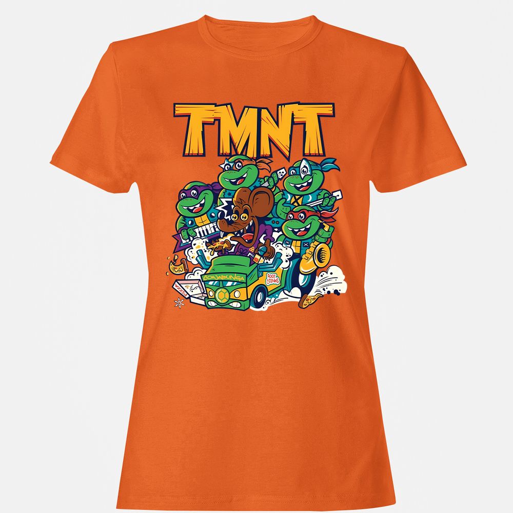 Women's T-Shirt - CDHT4JYP - Orange - 11