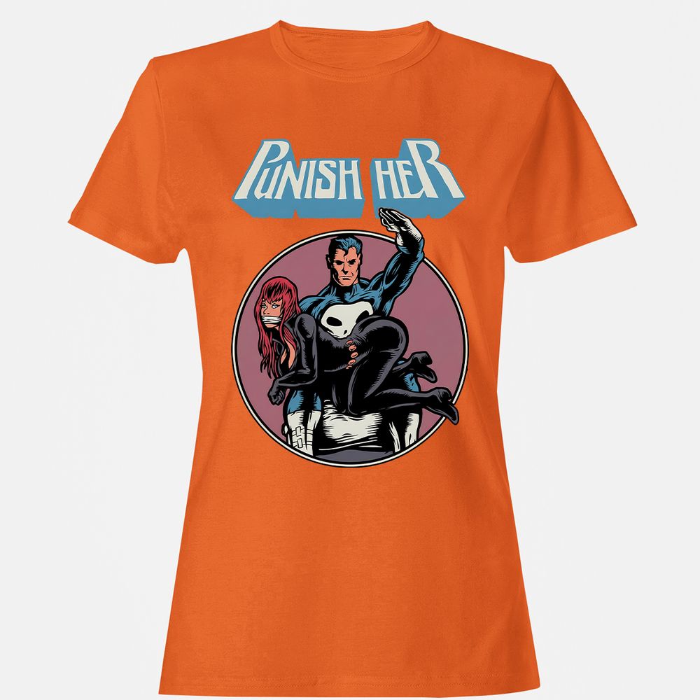 Women's T-Shirt - R41KSNJQ - Orange - 11