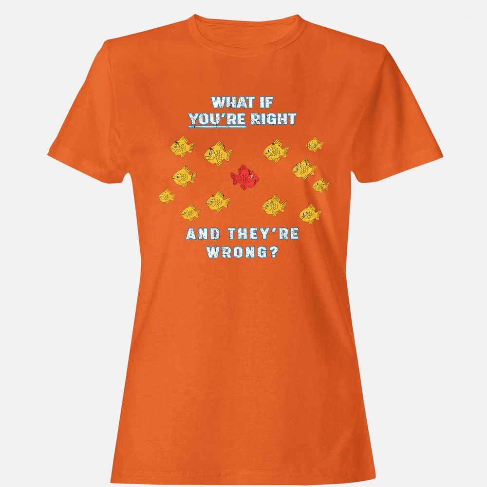 Women's T-Shirt - 6ZPULA2J - Orange - 11