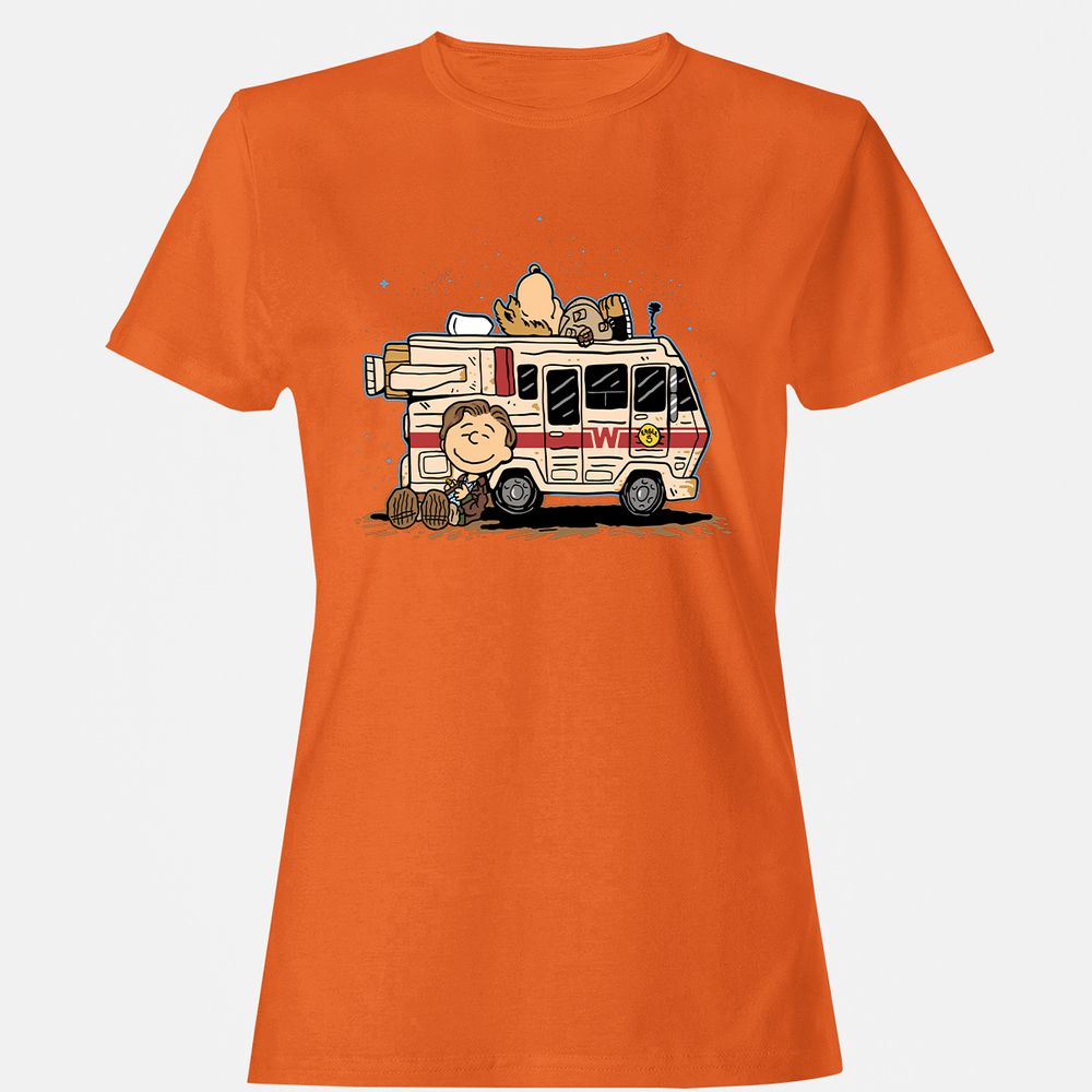 Women's T-Shirt - 9EP1QK2M - Orange - 11