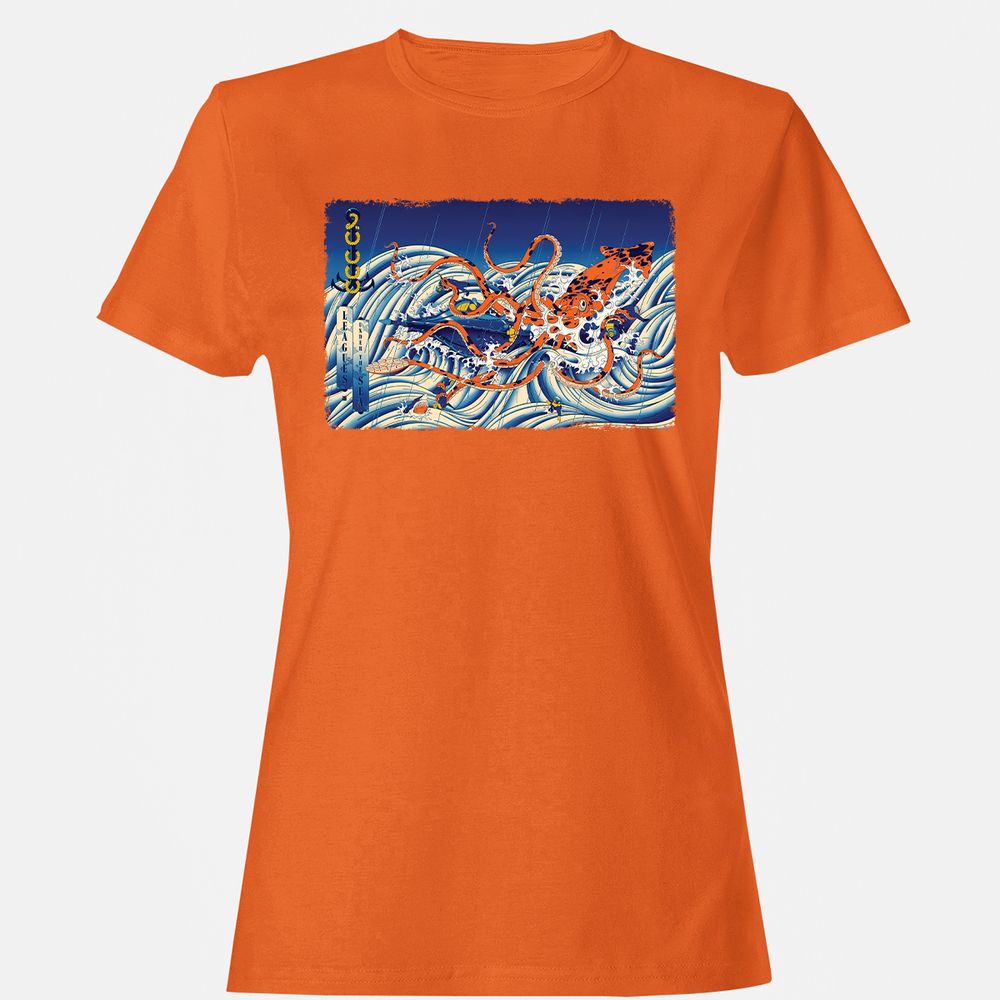 Women's T-Shirt - WXGEWKJG - Orange - 11