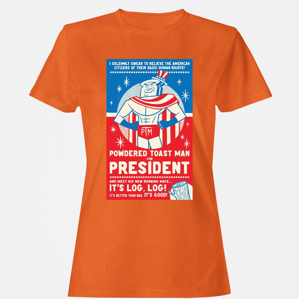 Women's T-Shirt - LVU3AWYQ - Orange - 11