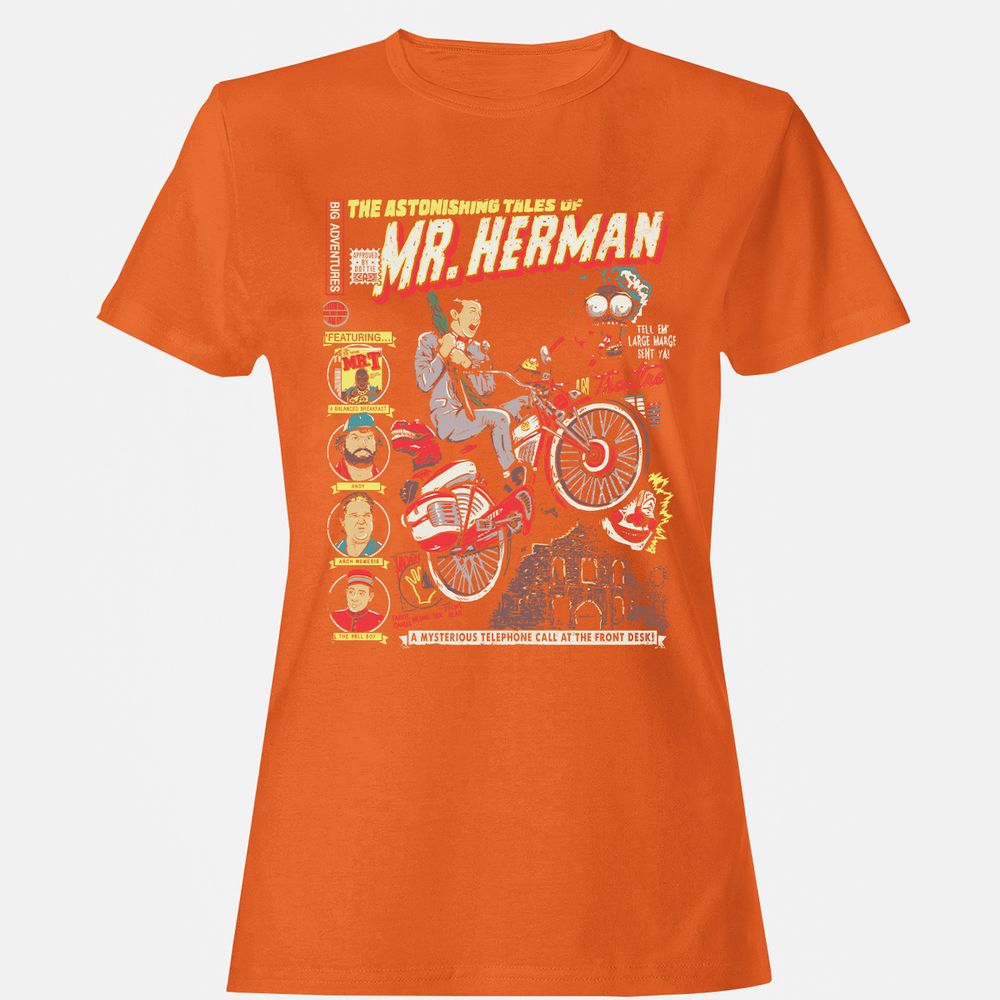 Women's T-Shirt - N7MXP5Z6 - Orange - 11