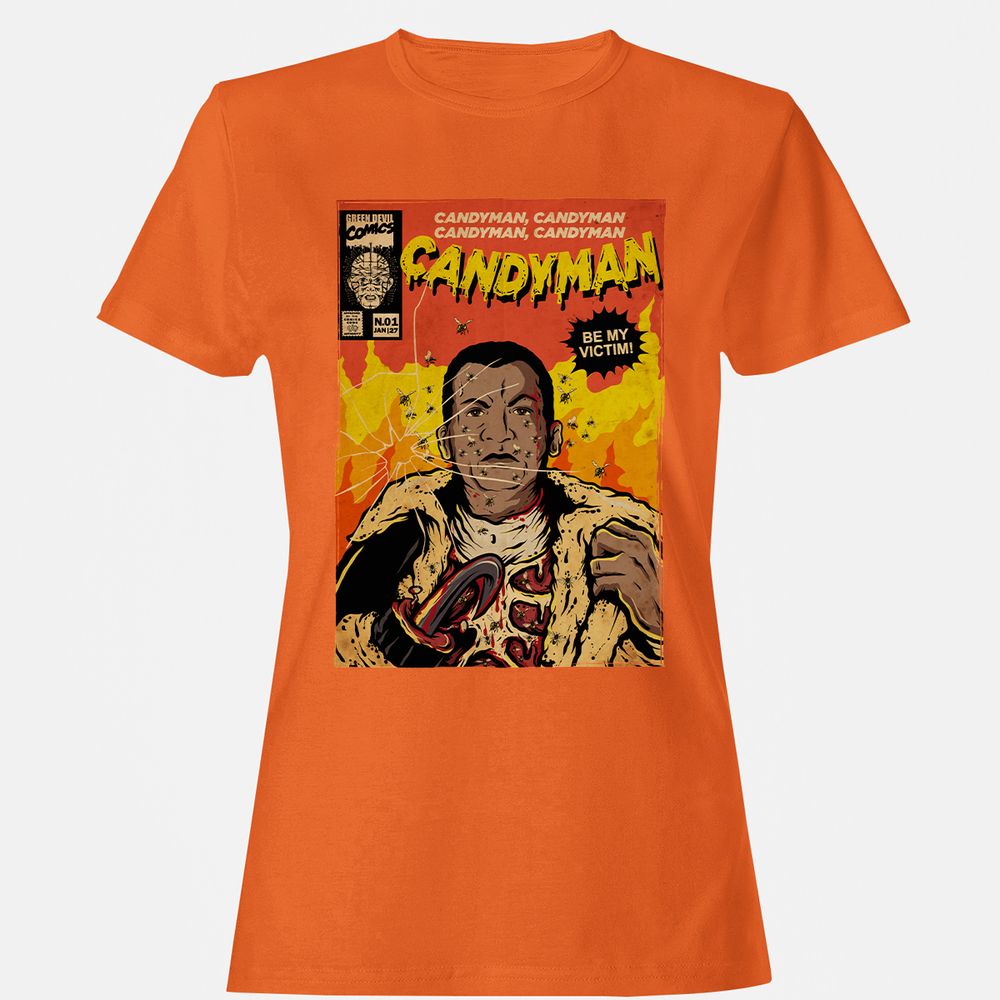 Women's T-Shirt - GZ173XJY - Orange - 11