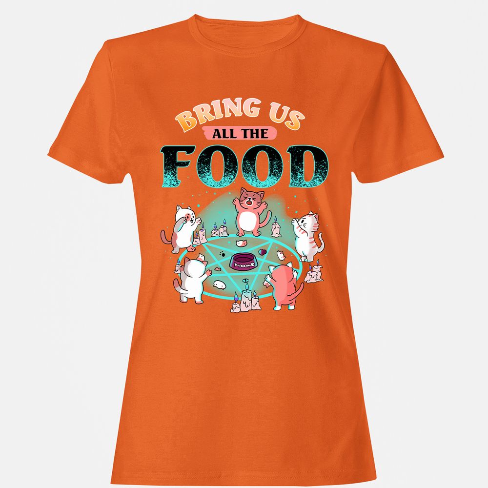 Women's T-Shirt - BWU5UGFX - Orange - 11