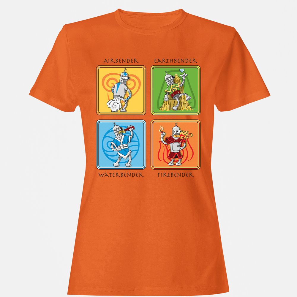 Women's T-Shirt - HP6Z3ZFU - Orange - 11