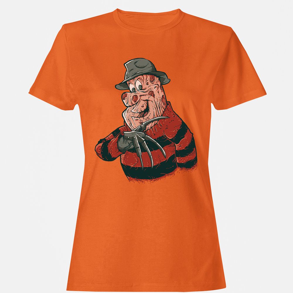 Women's T-Shirt - 122DQ48R - Orange - 11