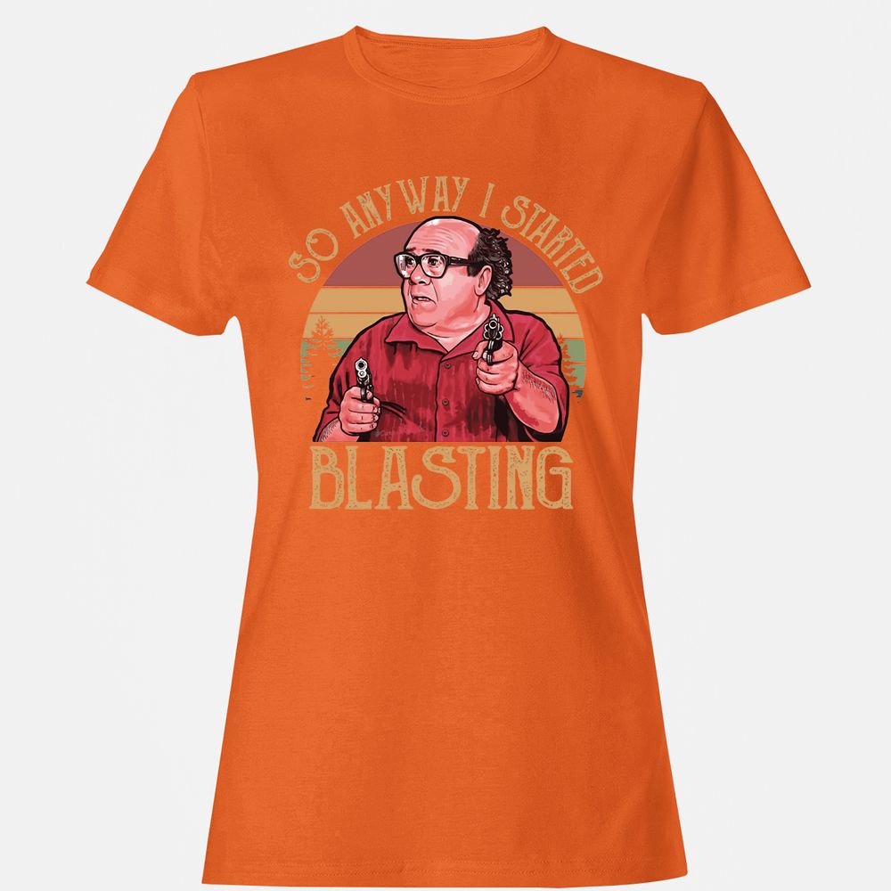 Women's T-Shirt - P7T9UQVL - Orange - 11