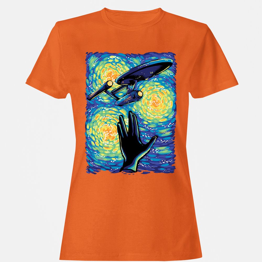 Women's T-Shirt - 8UNJM1QY - Orange - 11