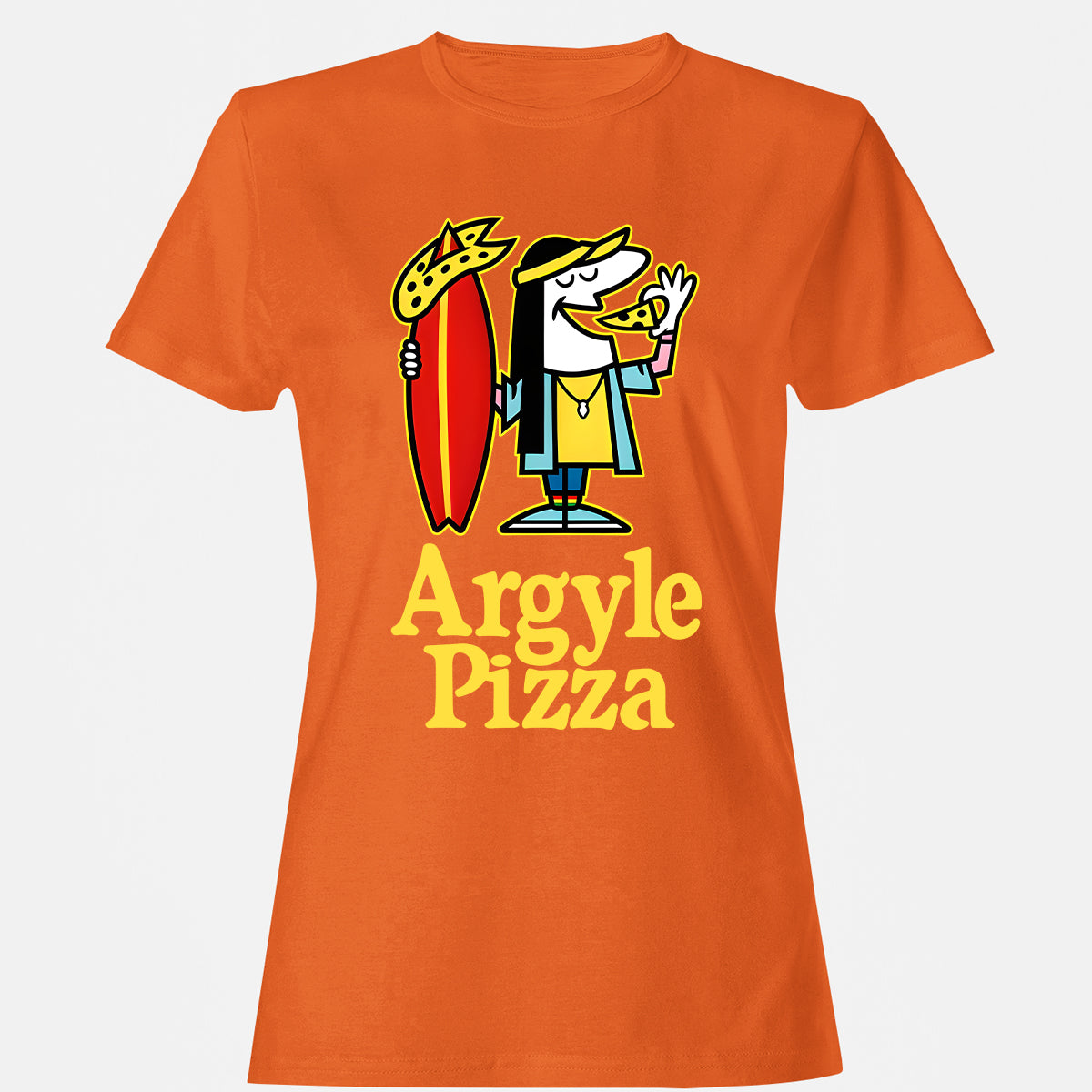 Women's T-Shirt - 6LS1NN9R - Orange - 11