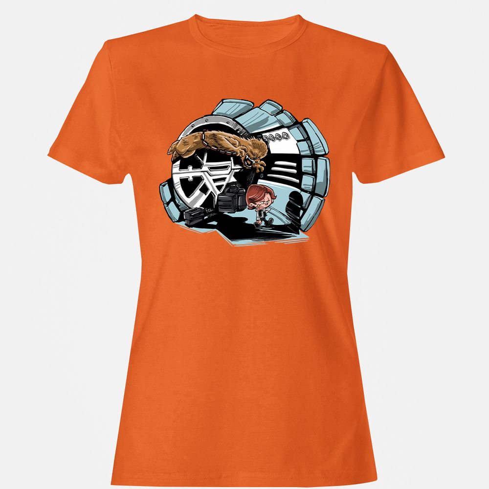 Women's T-Shirt - V8NS1S6L - Orange - 11