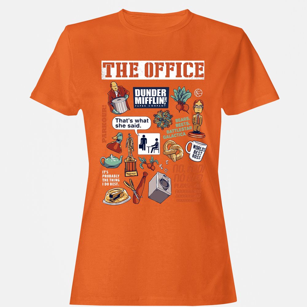Women's T-Shirt - XH8XTTL8 - Orange - 11