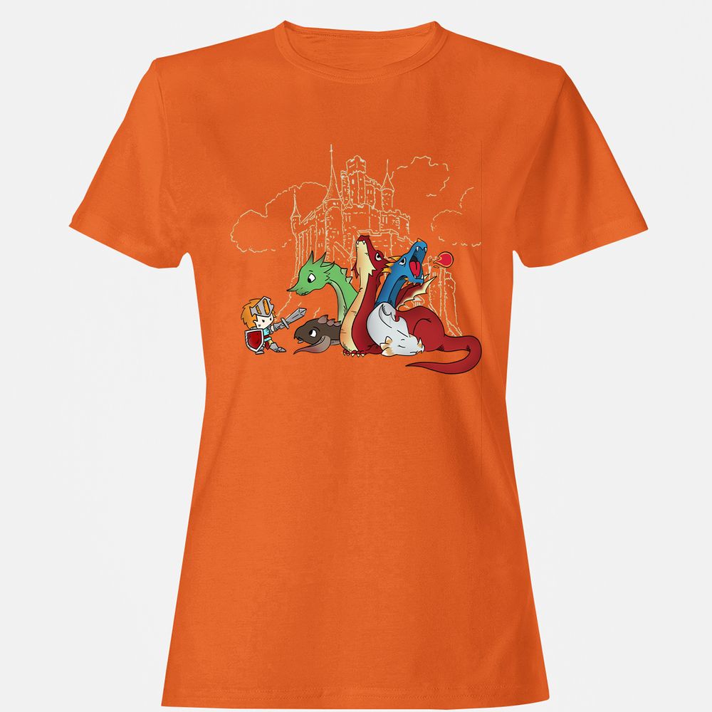 Women's T-Shirt - WAJ6BS4S - Orange - 11