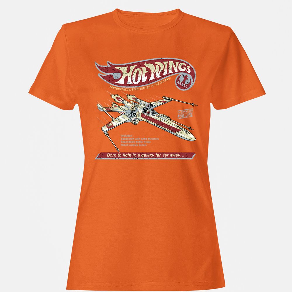Women's T-Shirt - HQQXMWPG - Orange - 11