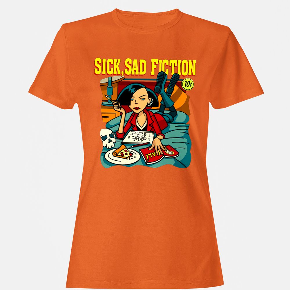 Women's T-Shirt - 6RV492SH - Orange - 11