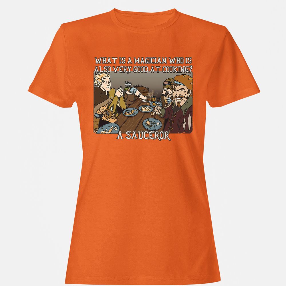 Women's T-Shirt - Q5VVEK9J - Orange - 11