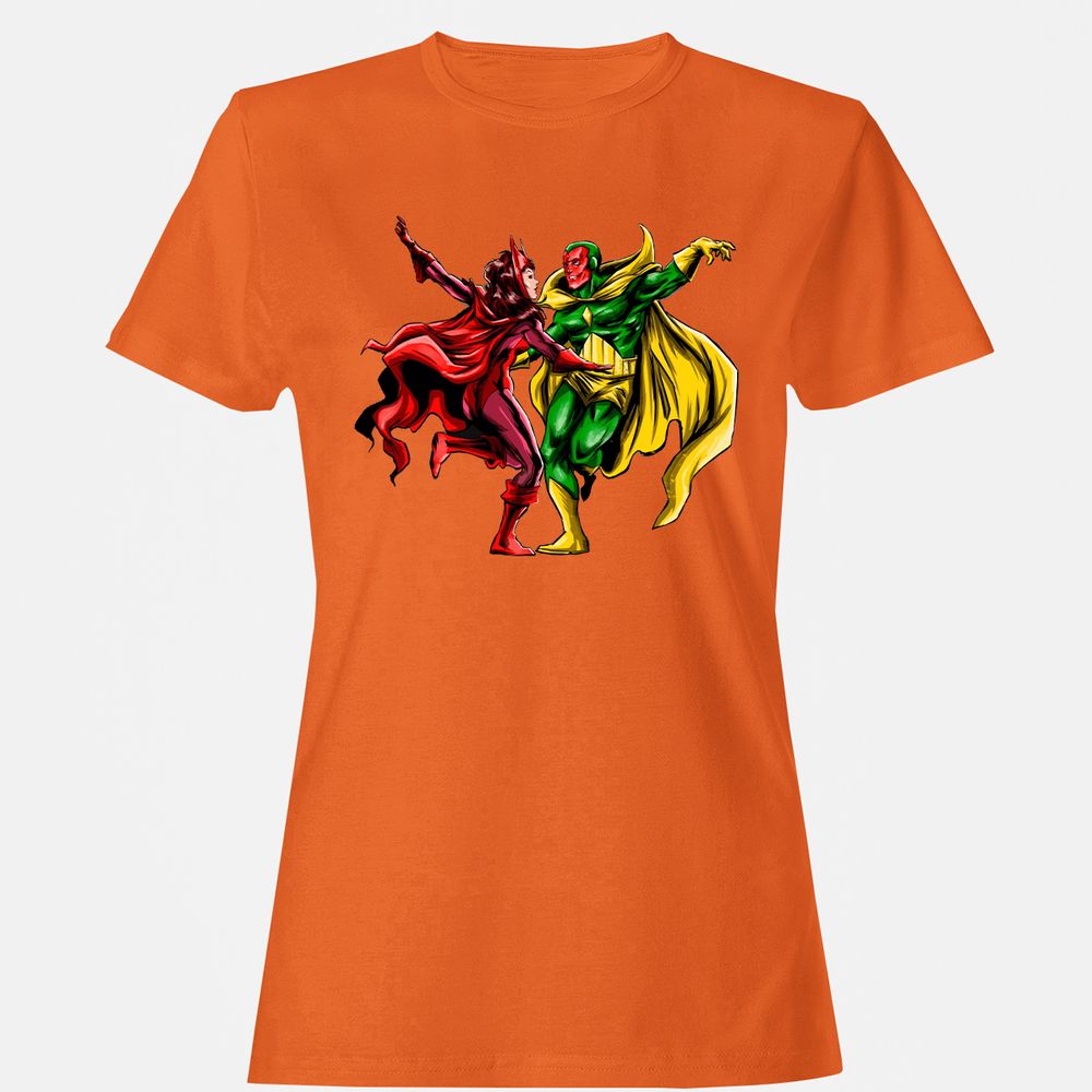 Women's T-Shirt - 9E1EVMBL - Orange - 11