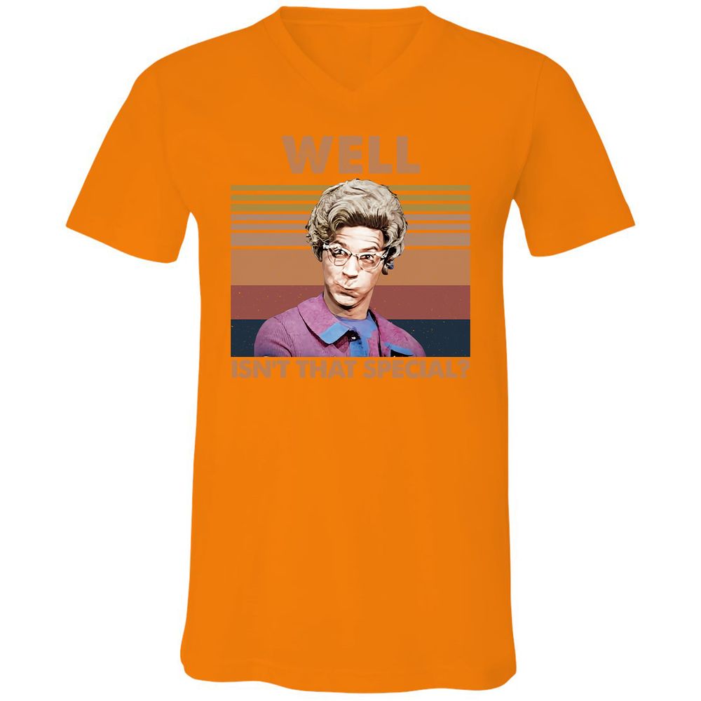 Unisex V-Neck T-Shirt - V7VGEPTP - Orange - 11