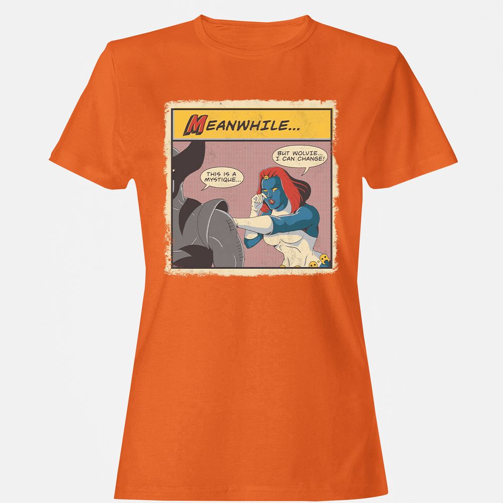 Women's T-Shirt - J946ECBQ - Orange - 11