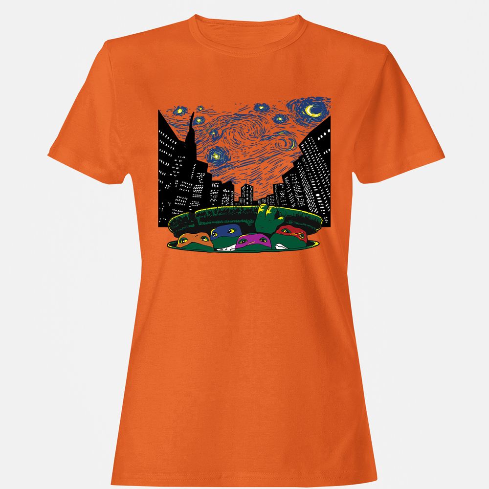 Women's T-Shirt - 56BGZRL6 - Orange - 11