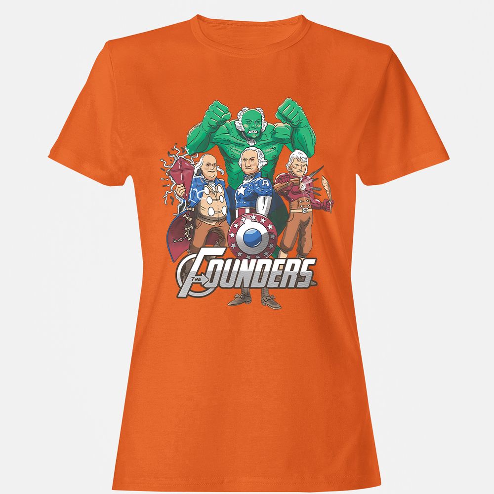 Women's T-Shirt - P1N7KR45 - Orange - 11