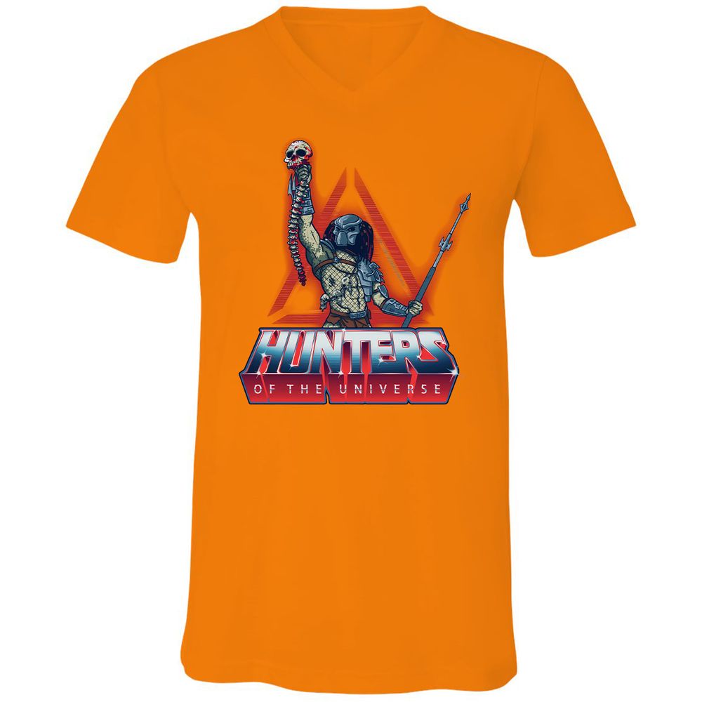 Unisex V-Neck T-Shirt - CSETMA4Z - Orange - 11