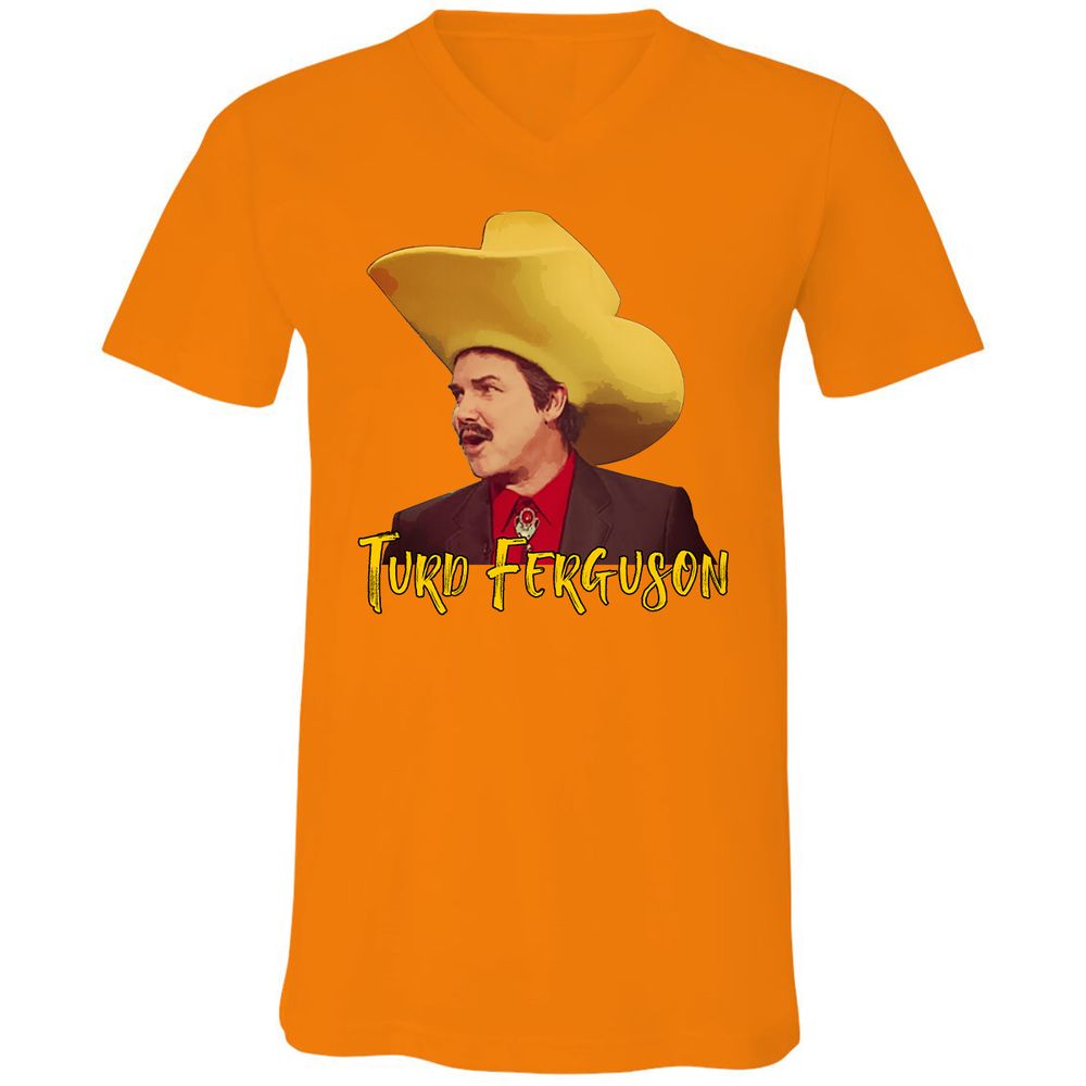 Unisex V-Neck T-Shirt - DA54814C - Orange - 11