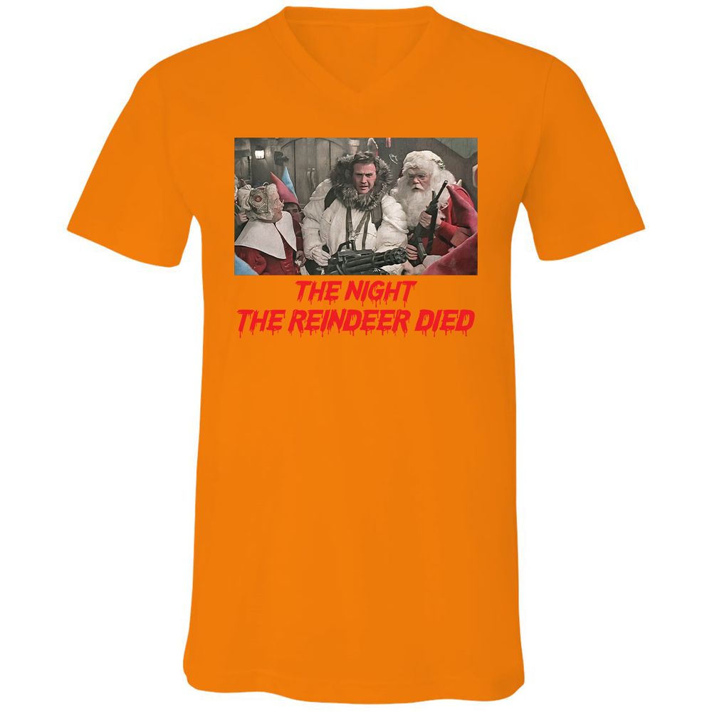 Unisex V-Neck T-Shirt - MLN11NRZ - Orange - 11