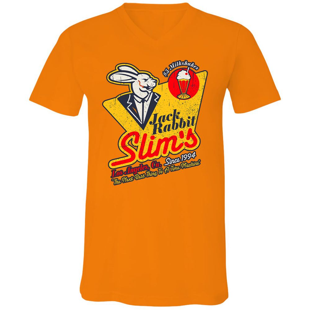 Unisex V-Neck T-Shirt - 211ANB8K - Orange - 11