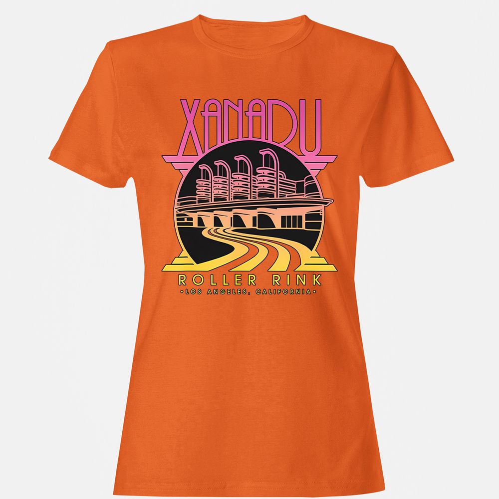 Olivia Newton-John Xanadu Roller Rink Pink Yellow Fade - Orange - 11