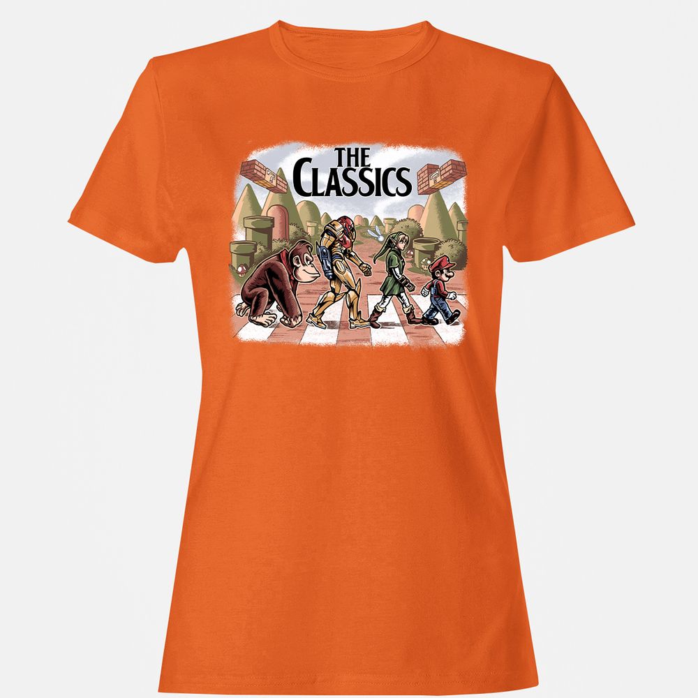 Women's T-Shirt - 17XQ7MGU - Orange - 11
