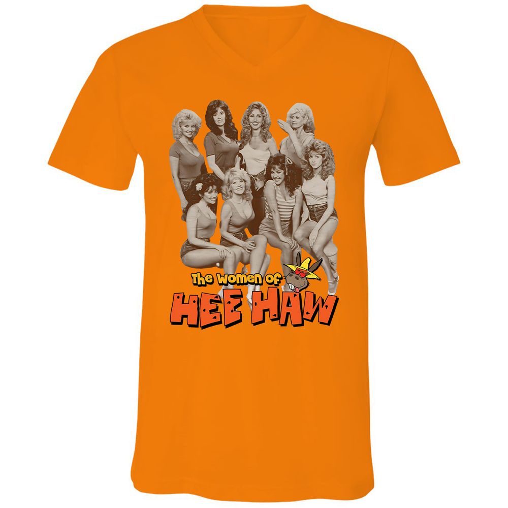 Unisex V-Neck T-Shirt - 9XPM8ASK - Orange - 11