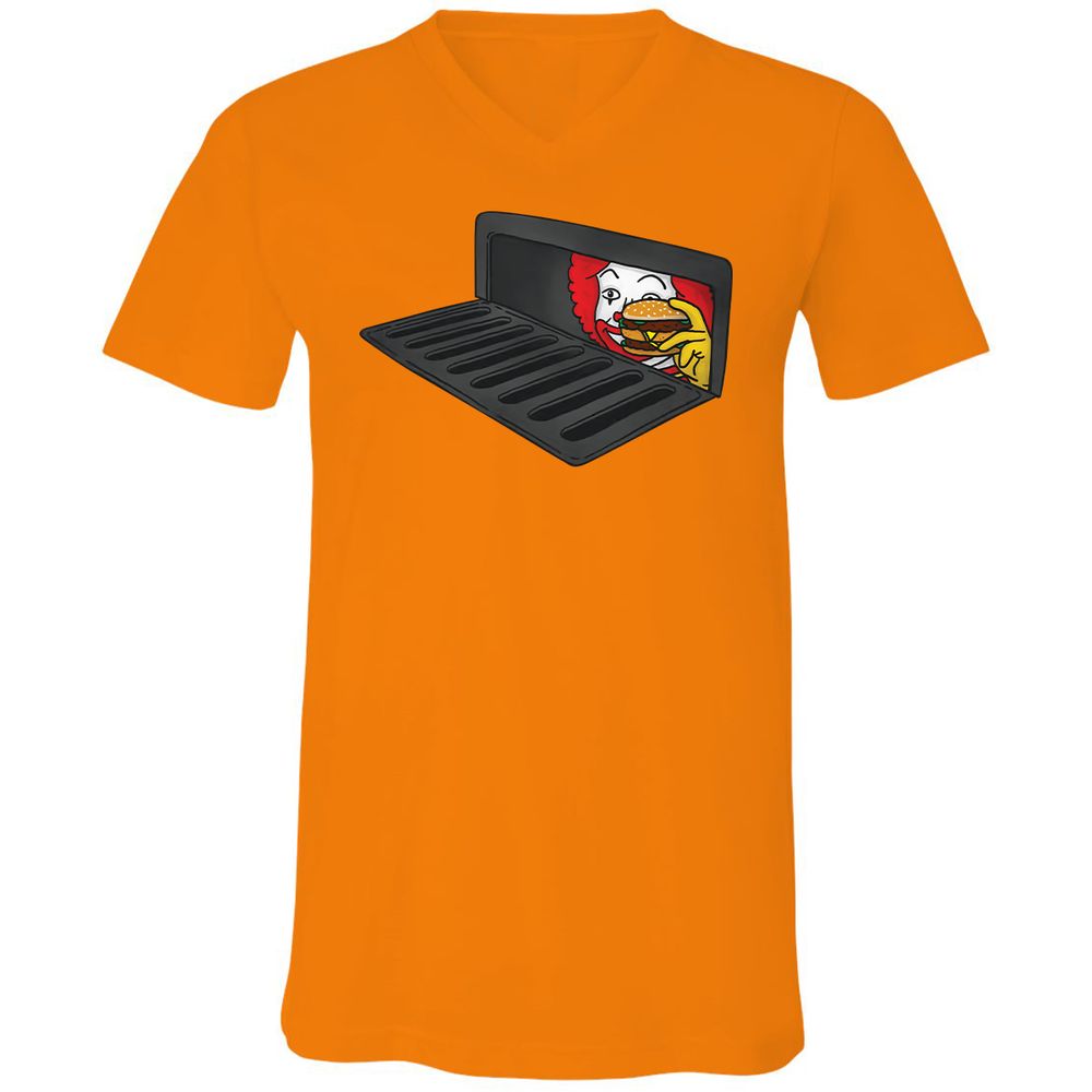 Unisex V-Neck T-Shirt - A3PUSTXR - Orange - 11