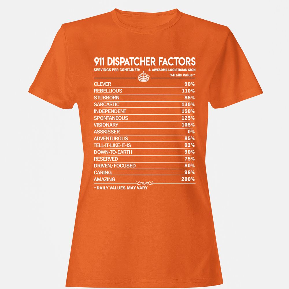 Women's T-Shirt - QPJH6QNC - Orange - 11