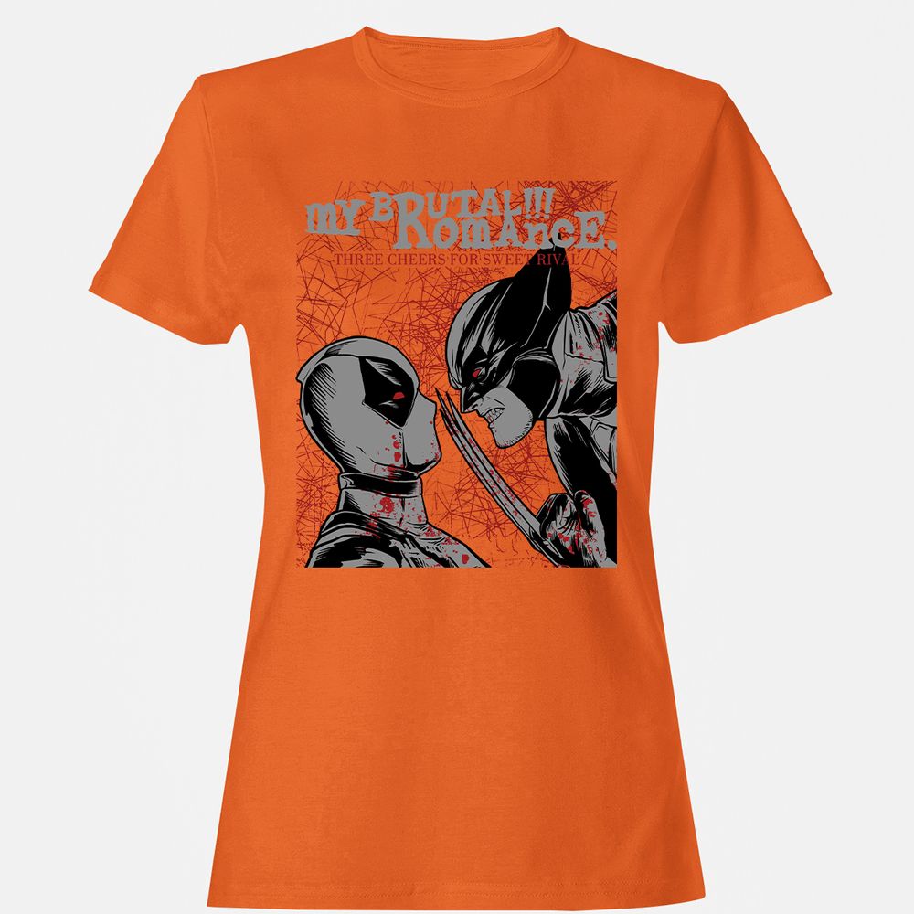 Women's T-Shirt - 3PKSBE17 - Orange - 11